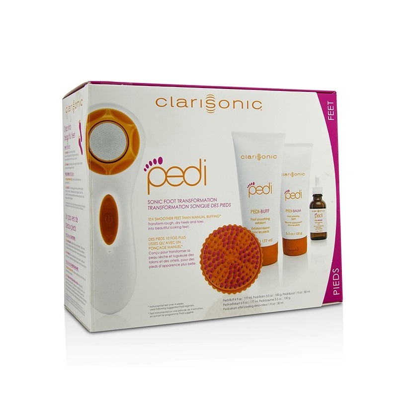CLARISONIC PEDI Sonic Foot Transformation set كلاريسونك مجموعة متكاملة للعناية بالقدمين