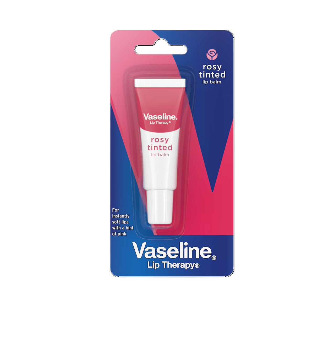 VASELINE Lip Therapy Rosy Tinted Lip Balm 10g فازلين مرطب شفاه منح شفتيك نعومة فورية ولوناً وردياً جذاباً