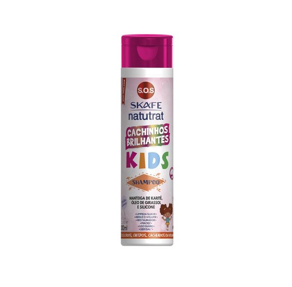 SKAFE KERAFORM SOS Cachinhos Brilhantes Kids Shampoo 300ml سكاف كيرافورم شامبو للأطفال يرطب ويغذي الشعر 