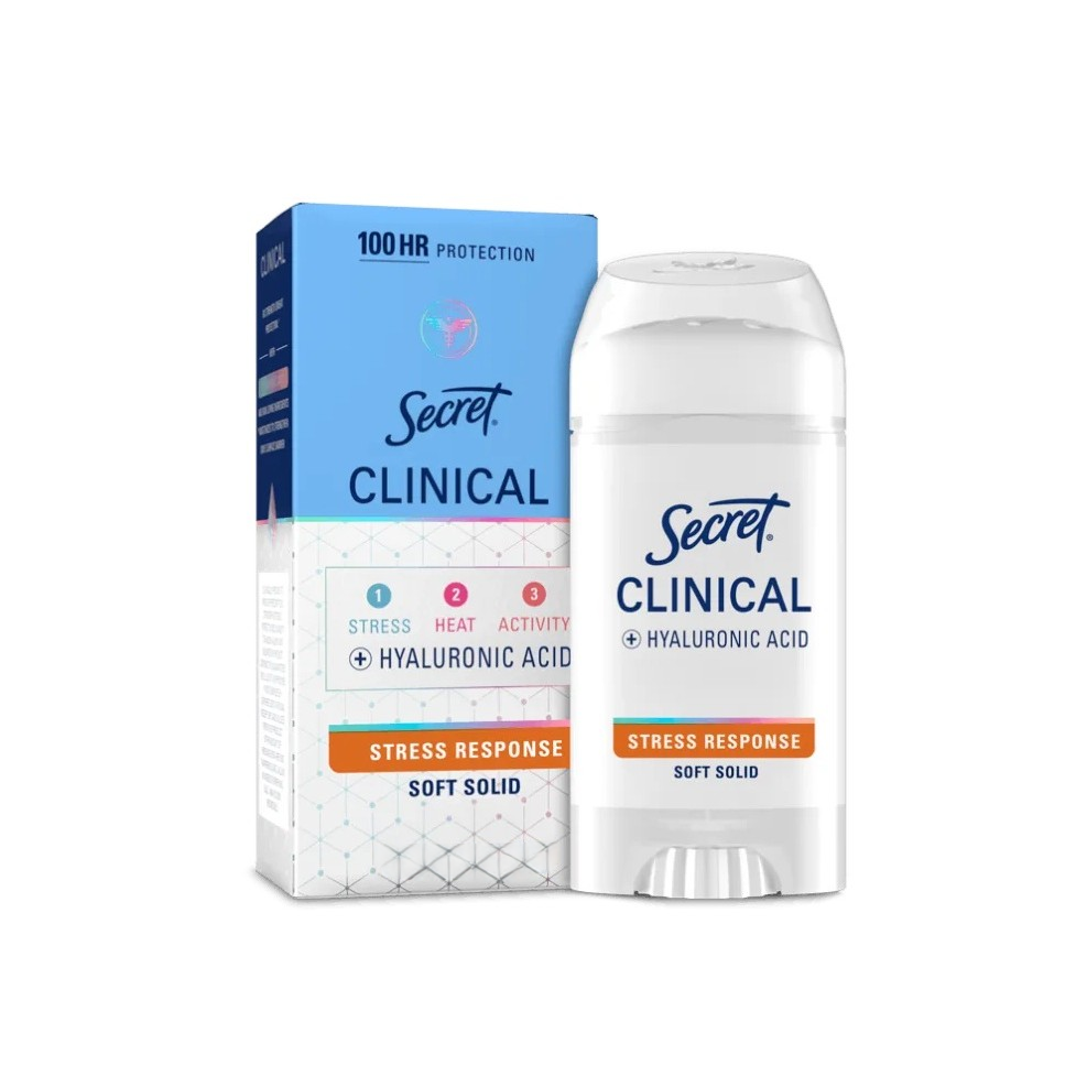 SECRET Clinical Strength Soft Solid Antiperspirant Deodorant 45g - Stress Response سيكريت مزيل تعرق