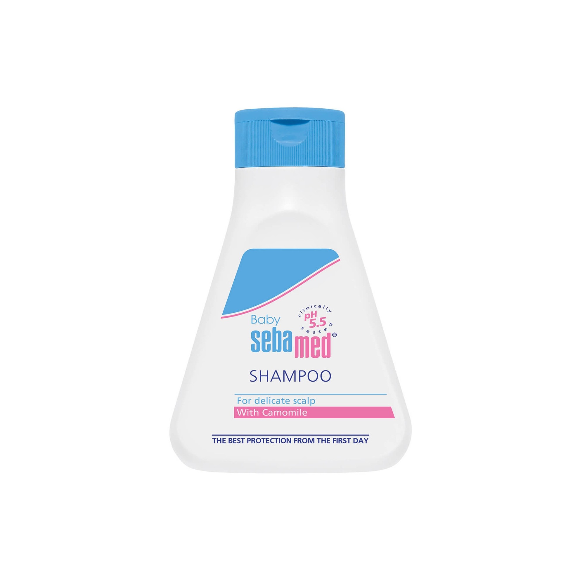 SEBAMED Baby Shampoo For Delicate Scalp With Camomile 150ml سيباميد شامبو مخصص لتنظيف شعر الأطفال وفروة الرأس الحساسة بلطف