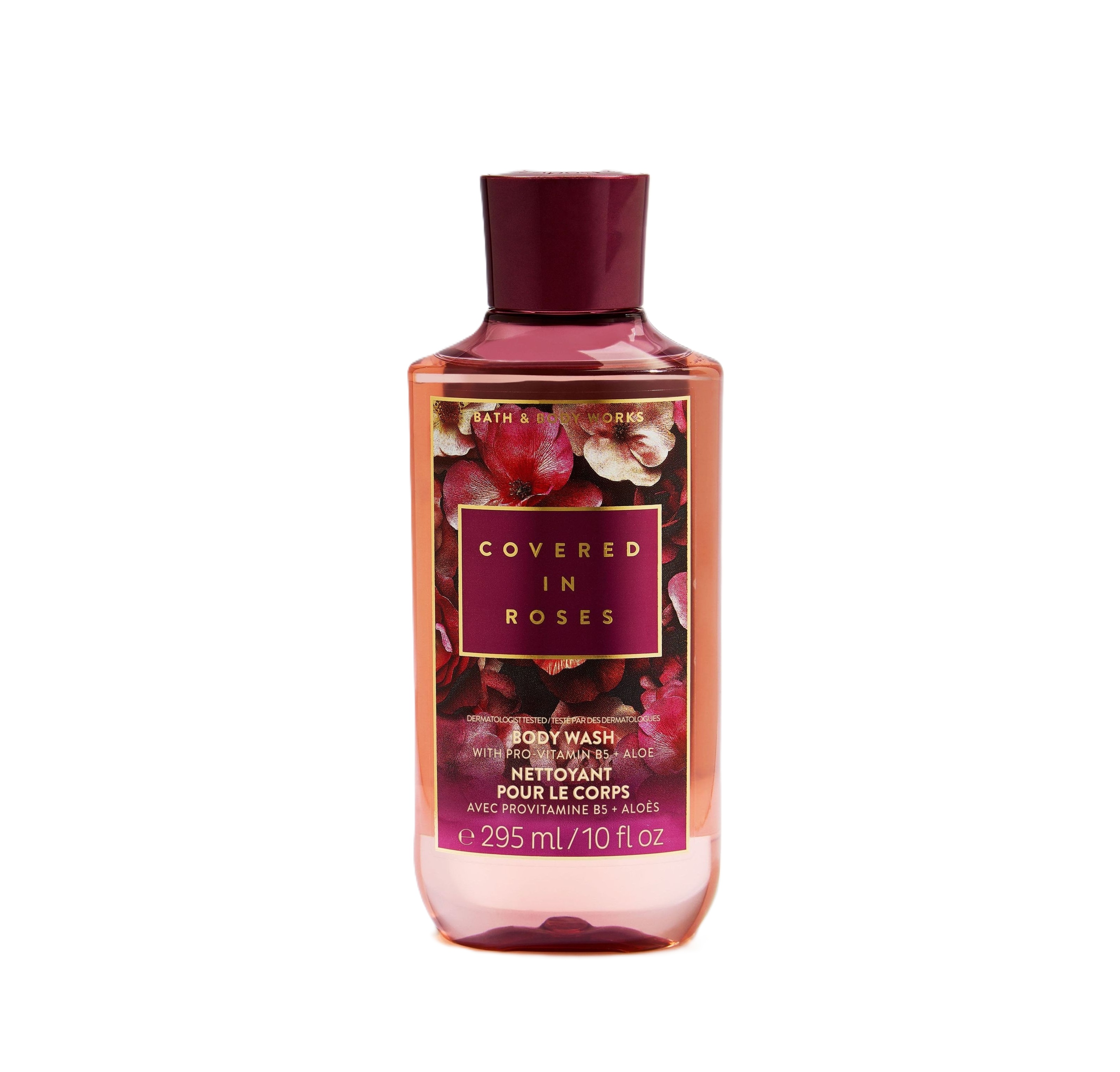 BATH AND BODY WORKS Body Wash 295ml - Covered In Roses باث اند بدي وركس غسول جسم رغوي برائحة الورود