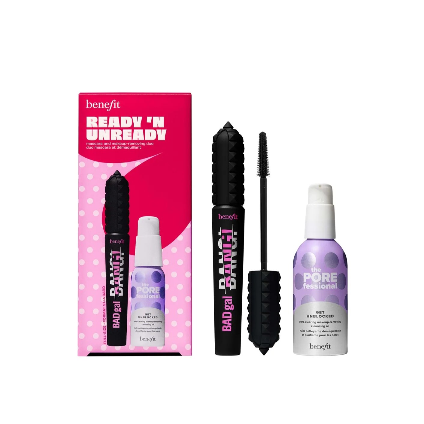 BENEFIT Ready ‘N Unready Mascara & Make-Up Removing Duo SET بينفت مجموعة مكياج