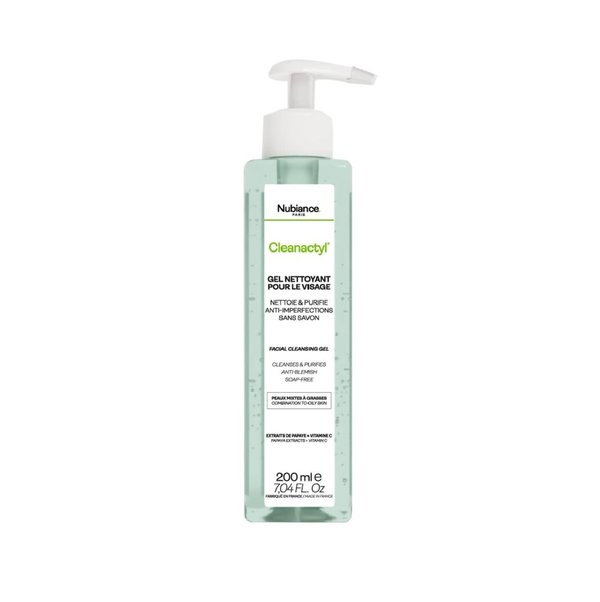 NUBIANCE Anti-Blemishes Soap-Free Facial Cleansing Gel 200ml نوبيانس غسول رغوي للبشرة الدهنية المعرضة للحبوب 