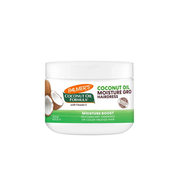 PALMER'S Coconut Oil Moisture Gro Hairdress 250ml  بالمرز كريم زيت جوز الهند لتعزيز ترطيب ولمعان الشعر