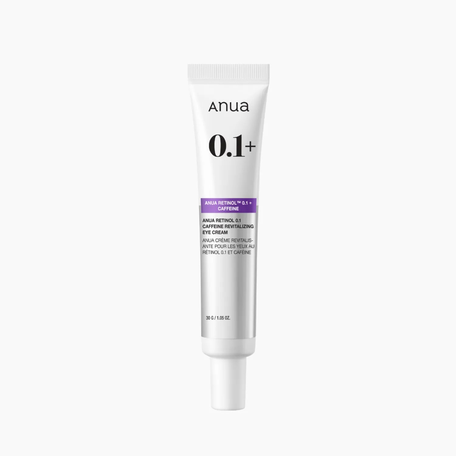 ANUA Retinol 0.1 + Caffeine Revitalizing Eye Cream 30g انوا كريم للعينين يستهدف الهالات ويقلل انتفاخات الصباح