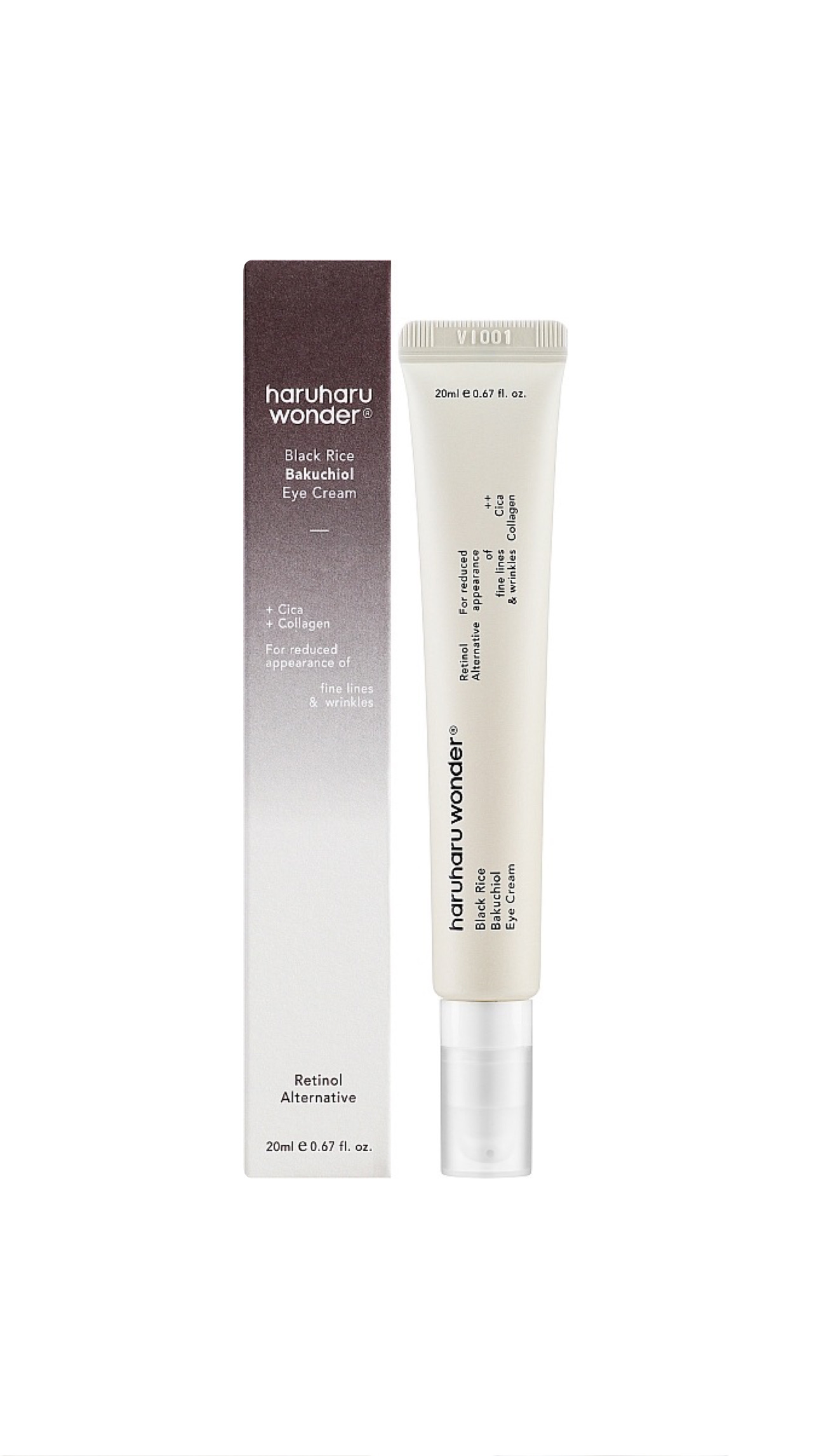 HARUHARU WONDER BLACK RICE BAKUCHIOL EYE CREAM 20ml هارو هارو وندر كريم متطور للعناية بمنطقة حول العين