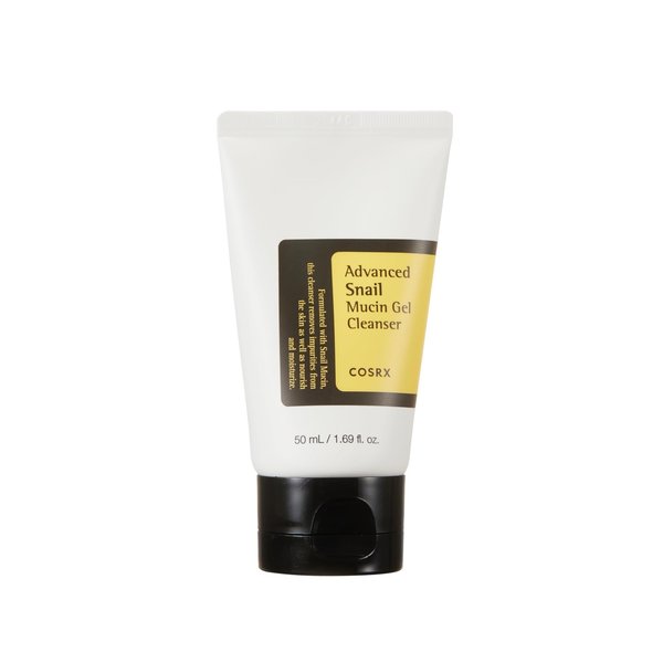 COSRX Advanced Snail Mucin Gel Cleanser 50ml  كوزركس غسول جل ينظف البشرة بعمق ويزيل الشوائب والدهون غني بمستخلص مخاط الحلزون