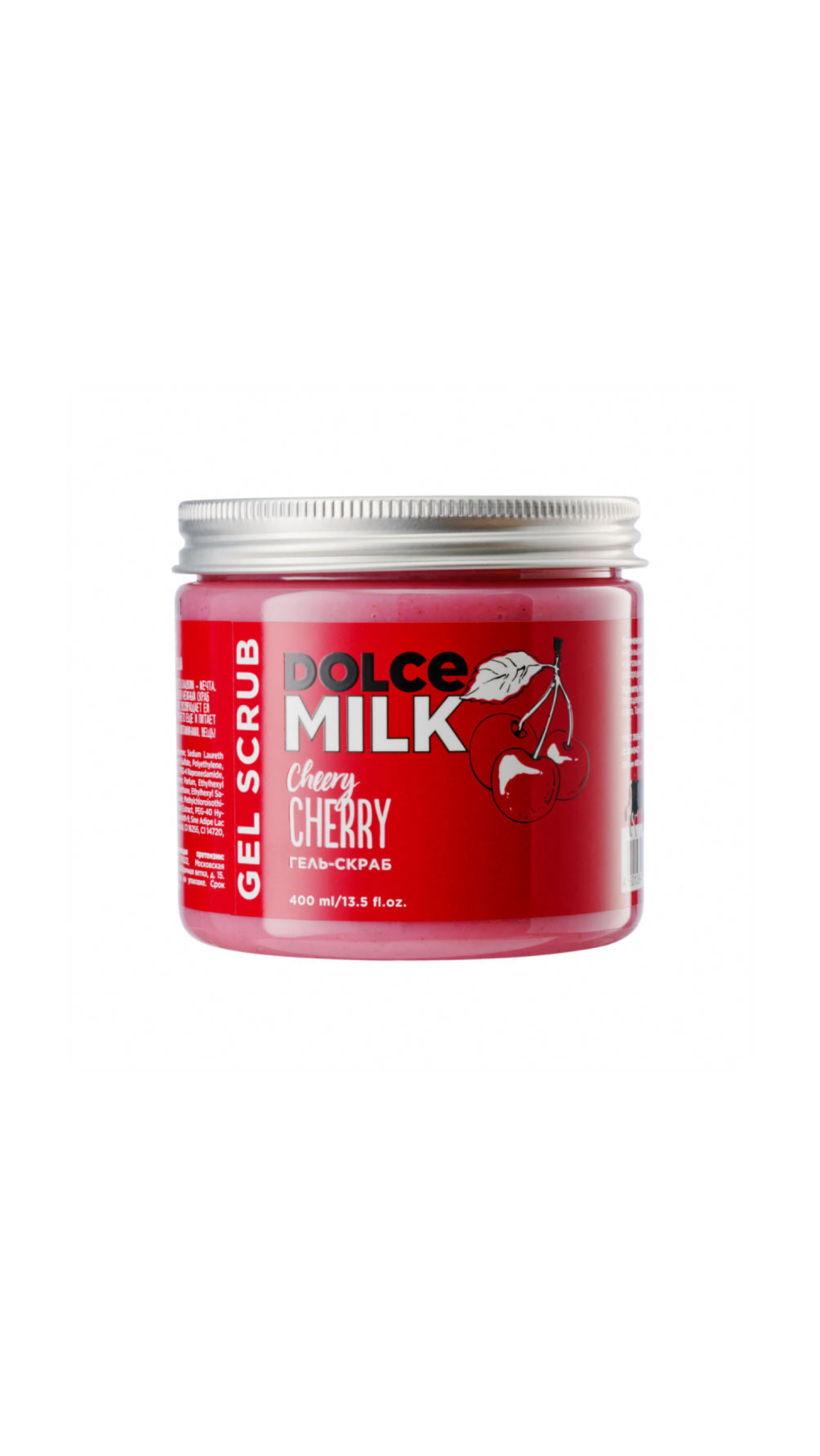 DOLCE MILK GEL SCRUB CHEERY CHERRY 400ml دولتشي ميلك مقشر للعناية بالجسم