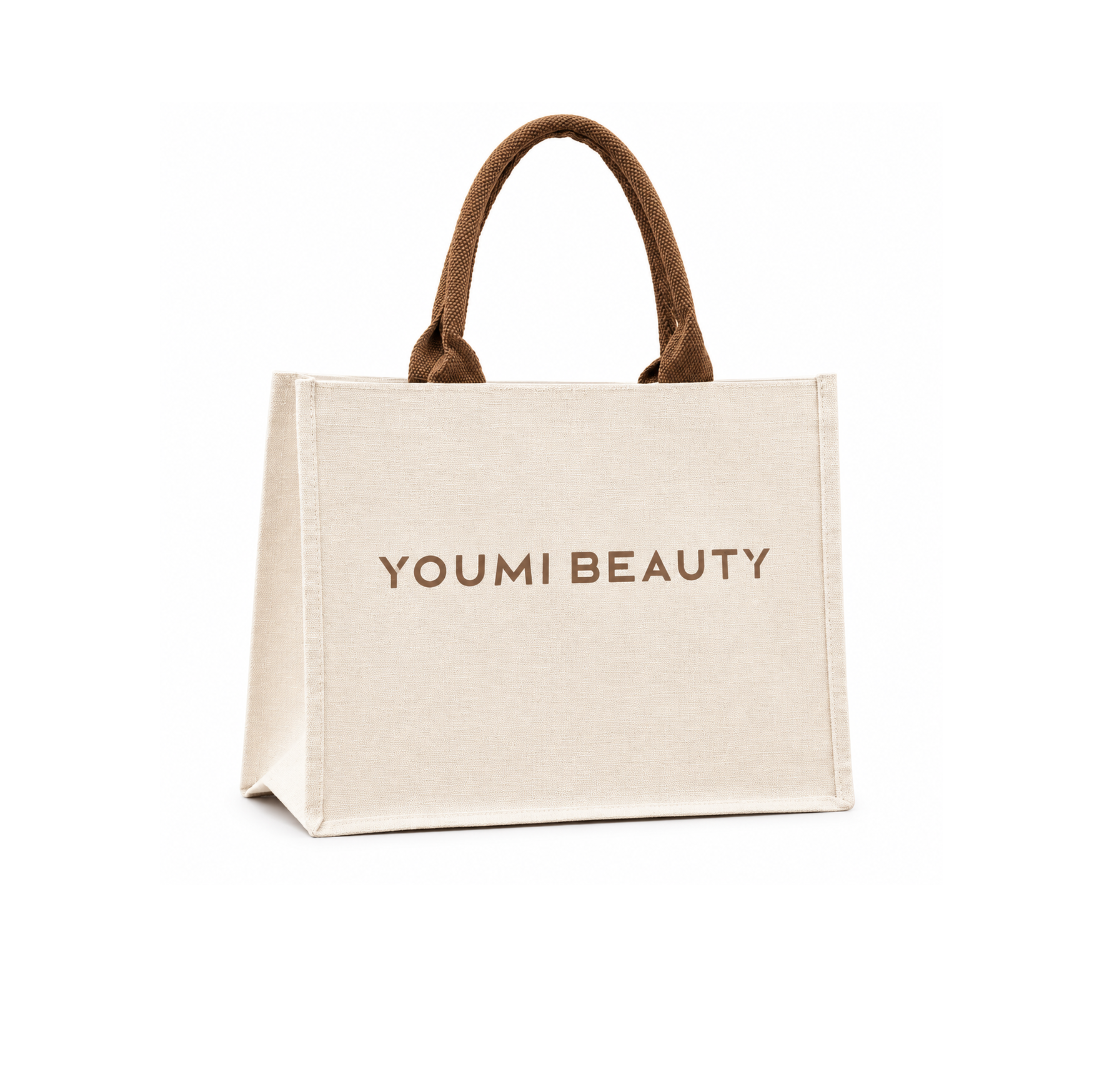 YOUMI BEAUTY Canvas Shopping Bag يومي بيوتي حقيبة تسوق مضادة للماء و الاتربة 