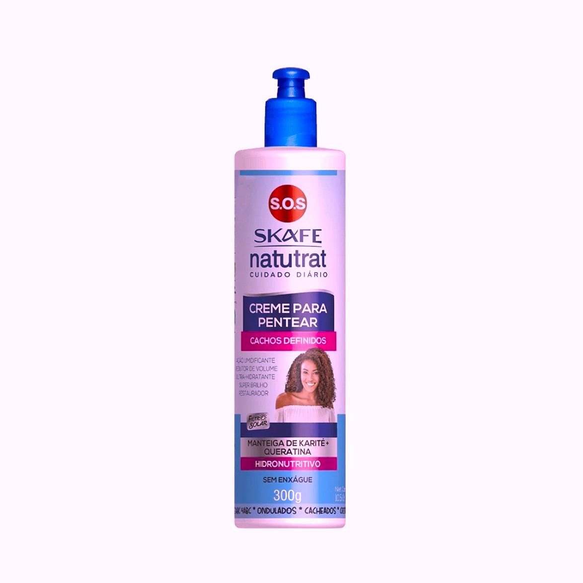 S.O.S SKAFE Natutrat Creme Para Pentear Cachos Definidos 300g سكاف كريم لتحديد التموجات والتجعيدات مع ترطيب الشعر وتغذيته
