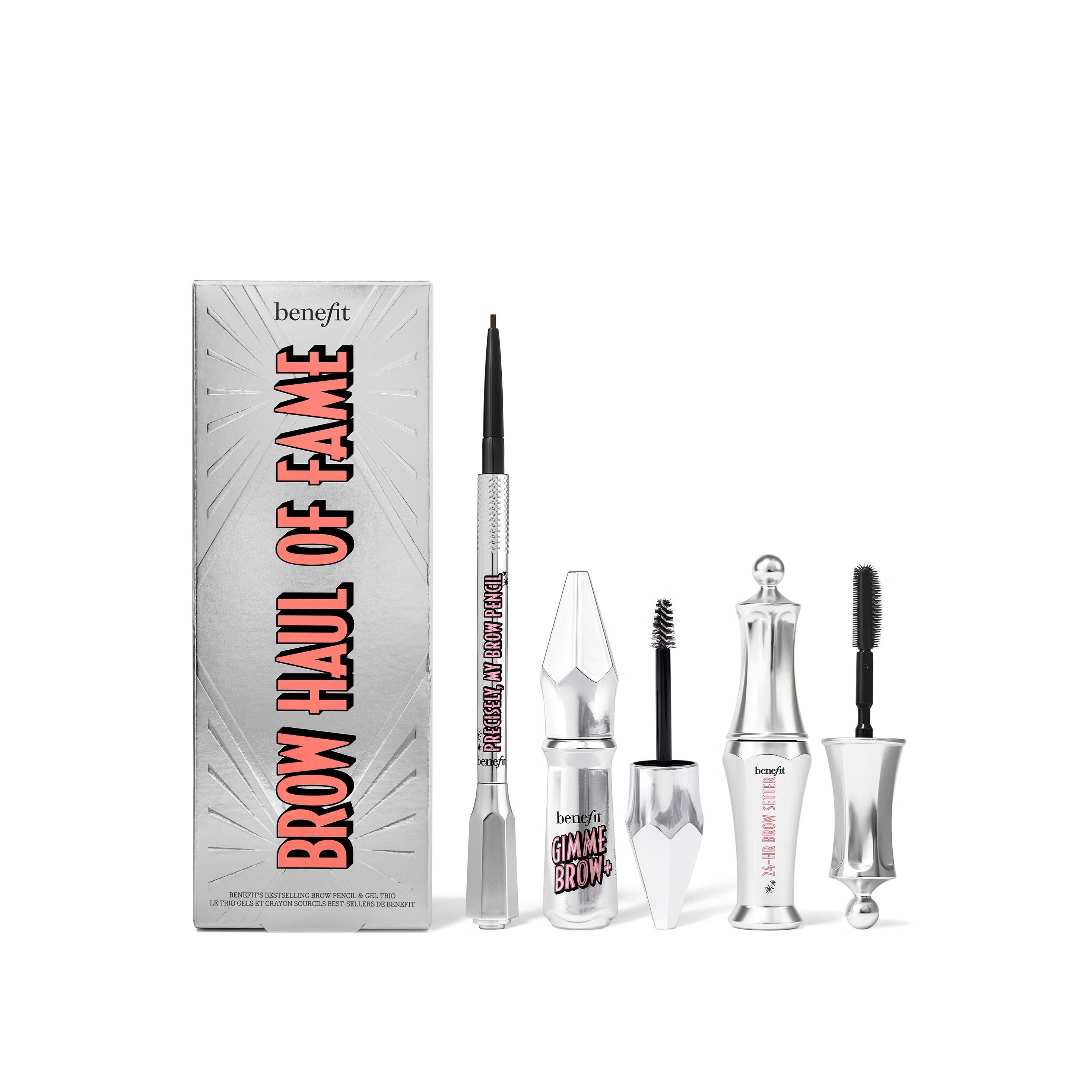 BENEFIT Brow Haul of Fame Brow Basics Kit - 5 Warm Black-Brown بينفت مجموعة مكياج حواجب