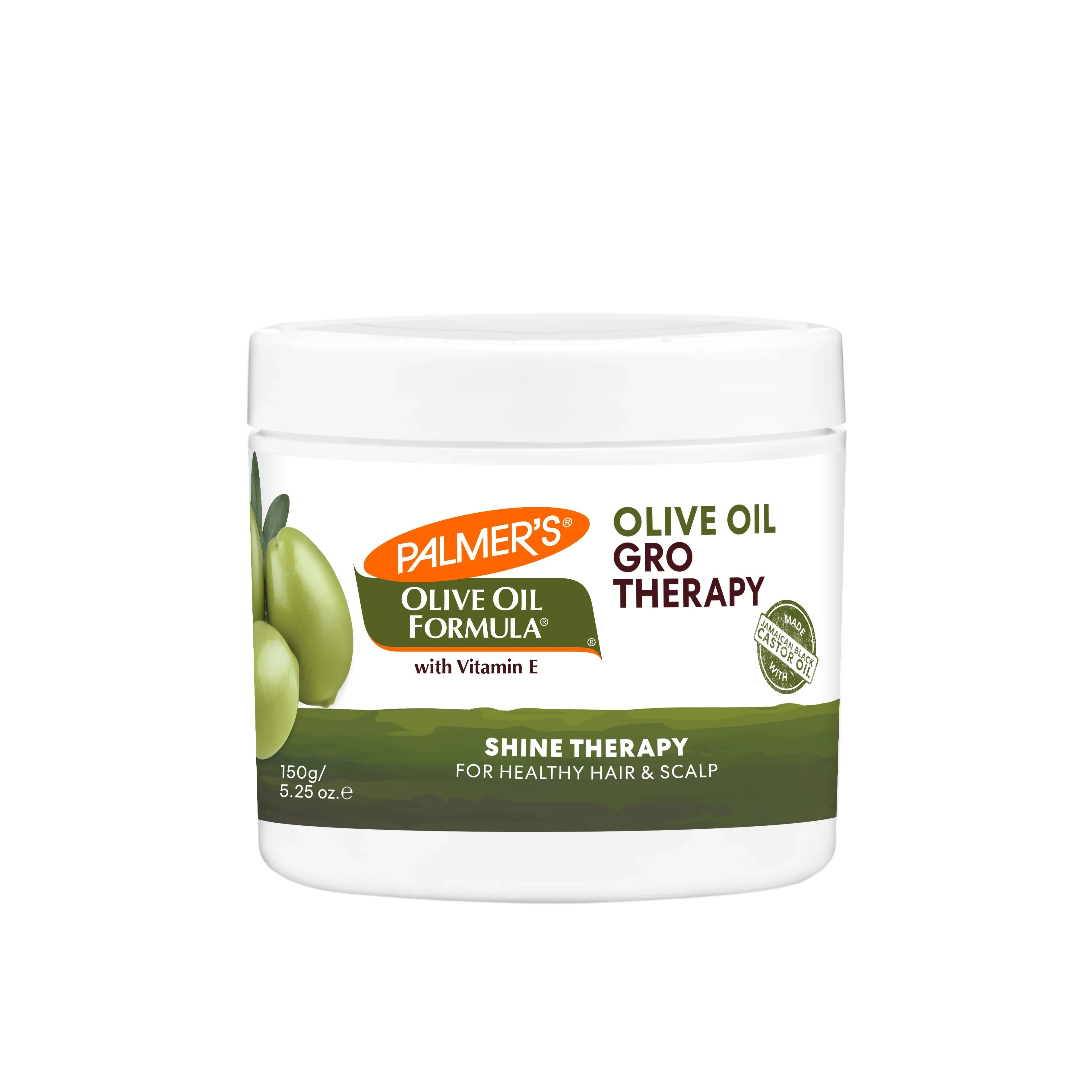 PALMER'S Olive Oil Gro Therapy With Vitamin E 150g  بالمرز كريم مغذي للشعر يمنح لمعان وترطيب