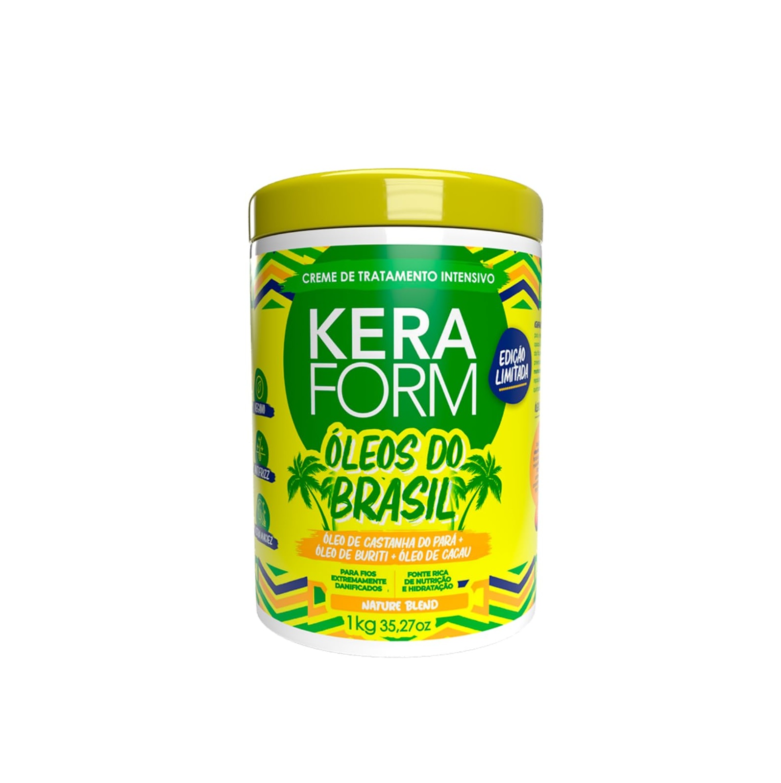 KERAFORM Oils of Brazil Intensive Hair Treatment Cream 1000g كيرافورم كريم يصلح الشعر التالف بزيوت برازيلية مغذية