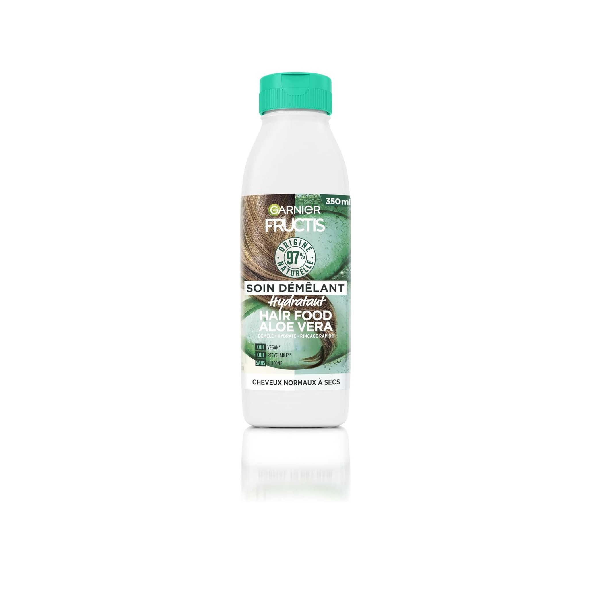 GARNIER FRUCTIS Hair Food Aloe Vera 350ml غارنير بلسم بالصبار يرطب الشعر العادي والجاف بعمق