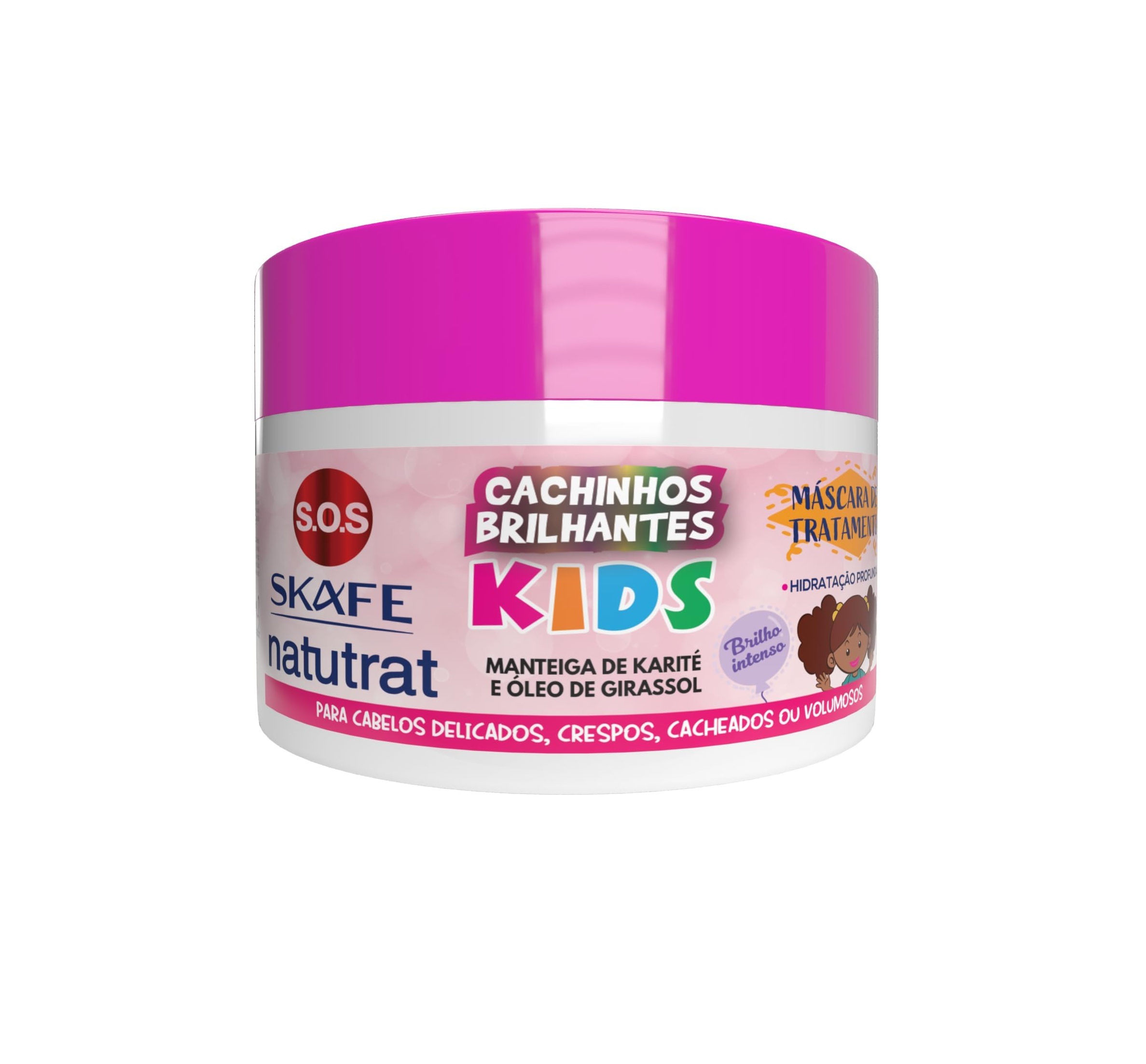 SKAFE KERAFORM SOS Natutrat Cachinhos Brilhantes Kids كيرافورم كريم بزبدة الشيا للاطفال يرطب التجعيدات و يصلحها
