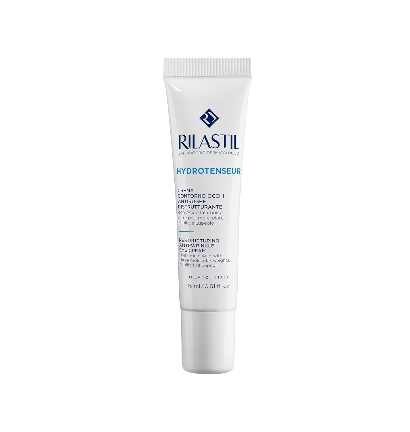 RILASTIL Hydrotenseur Restructuring Anti-Wrinkle Eye Cream 15ml ريلاستيل كريم يقلل التجاعيد والهالات والانتفاخ، ويرطب البشرة الحساسة
