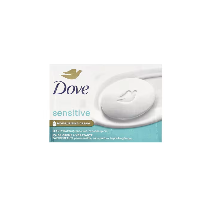 DOVE Sensitive Beaty Soap Bar دوف صابون يرطب وينظف البشرة بلطف