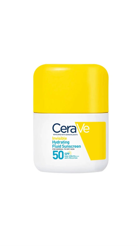 CERAVE FLUIDE HYDRATANT INVISIBLE SPF 50 50ml سيراڤي واقي شمس للبشرة العادية الى الجافة