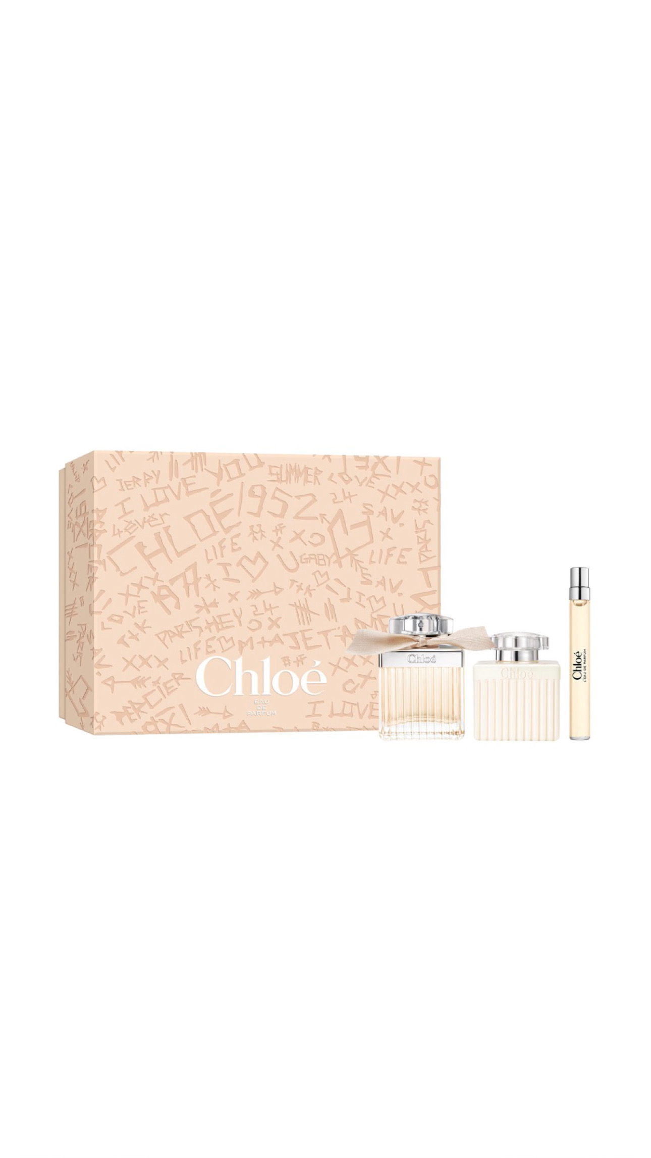 (CHLOÉ EAU DE PARFUM GIFT SET (100ml,100ml,10ml گلوي بگج هدايا للنساء
