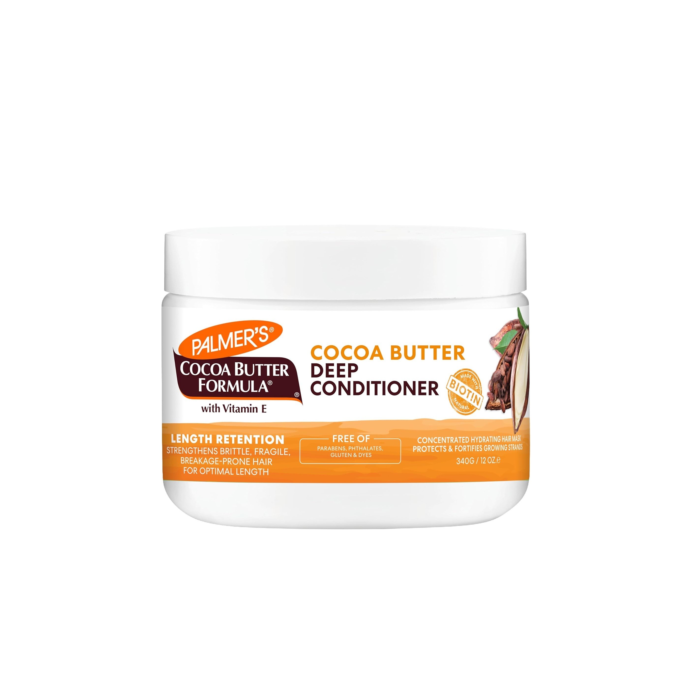 PALMER'S Cocoa Butter & Biotin Length Retention Deep Conditioner 340g بالمرز بلسم زبدة الكاكاو والبيوتين مرطب ومقوي للشعر