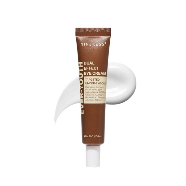 NINE LESS Ever-Youth Dual Effect Eye Cream 20ml  ناين ليس  كريم مرطب يعمل على شد ورفع منطقة تحت العين