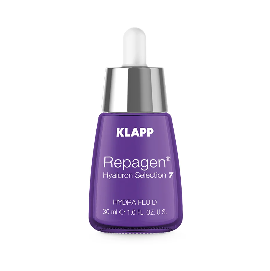 KLAPP Repagen Hyaluron Selection 7 Hydra Fluid 30ml كلاب كريم يرطب البشرة بحمض الهيالورونيك ويعزز