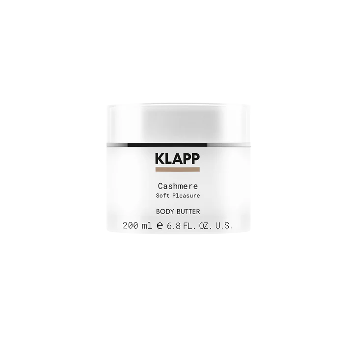 KLAPP Cashmere Soft Pleasure Body Butter 200ml كلاب زبدة جسم مرطبة تغذي البشرة الجافة بزيت اللوز والشيا
