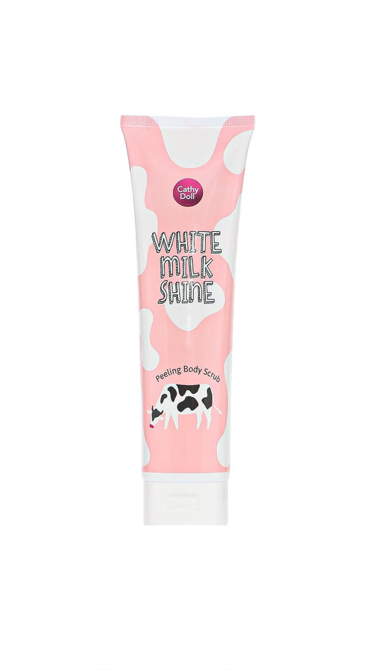 CATHY DOLL WHITE MILK SHINE PEELING BODY SCRUB كاثي دول مقشر للجسم بقوام جل