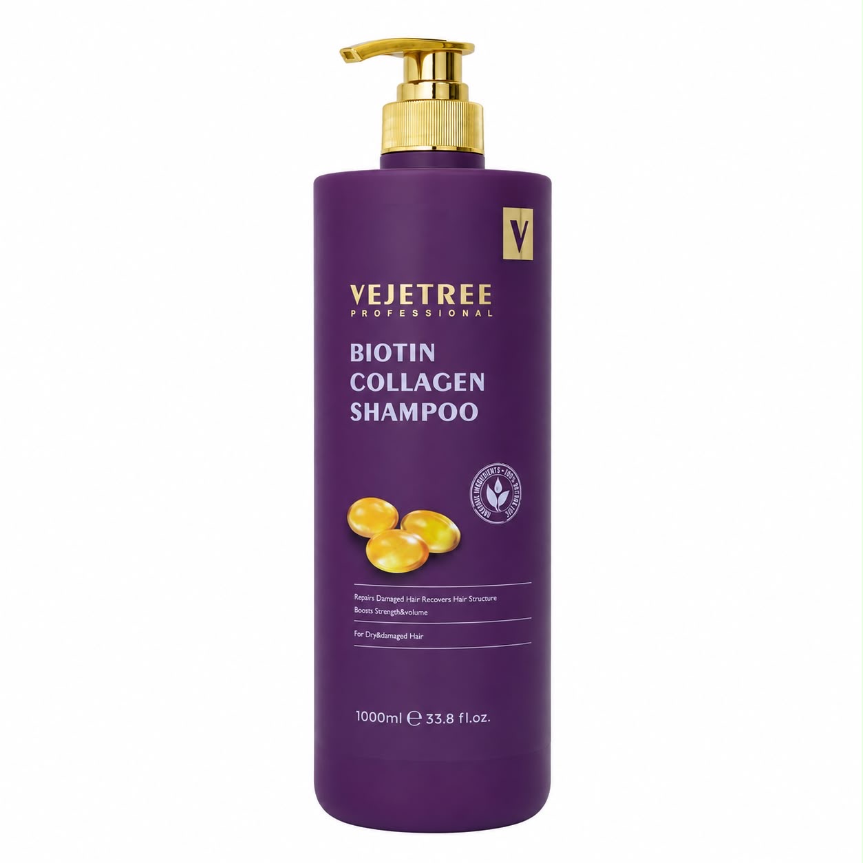 VEJETREE BIOTIN COLLAGEN shampoo , 1000 ml فيجتري شامبو بالكولاجين و البايوتين