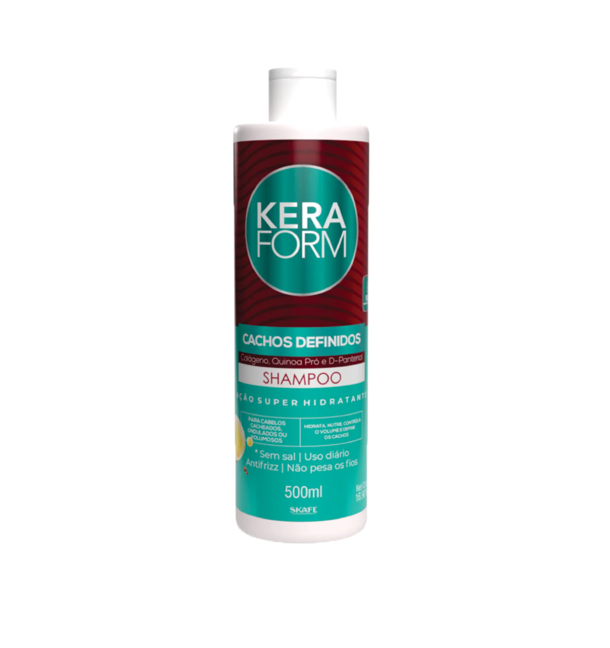 SKAFE KERAFORM Cachos Definidos Shampoo 500ml كيرافورم شامبو يرطب و ينظف الشعر بلطف