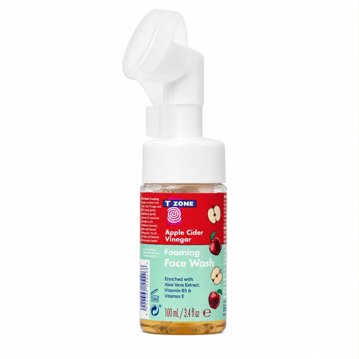 T-ZONE Face Wash Foam Apple Cider Vinegar 100ml  تي زون غسول رغوي للبشرة غني بخل التفاح