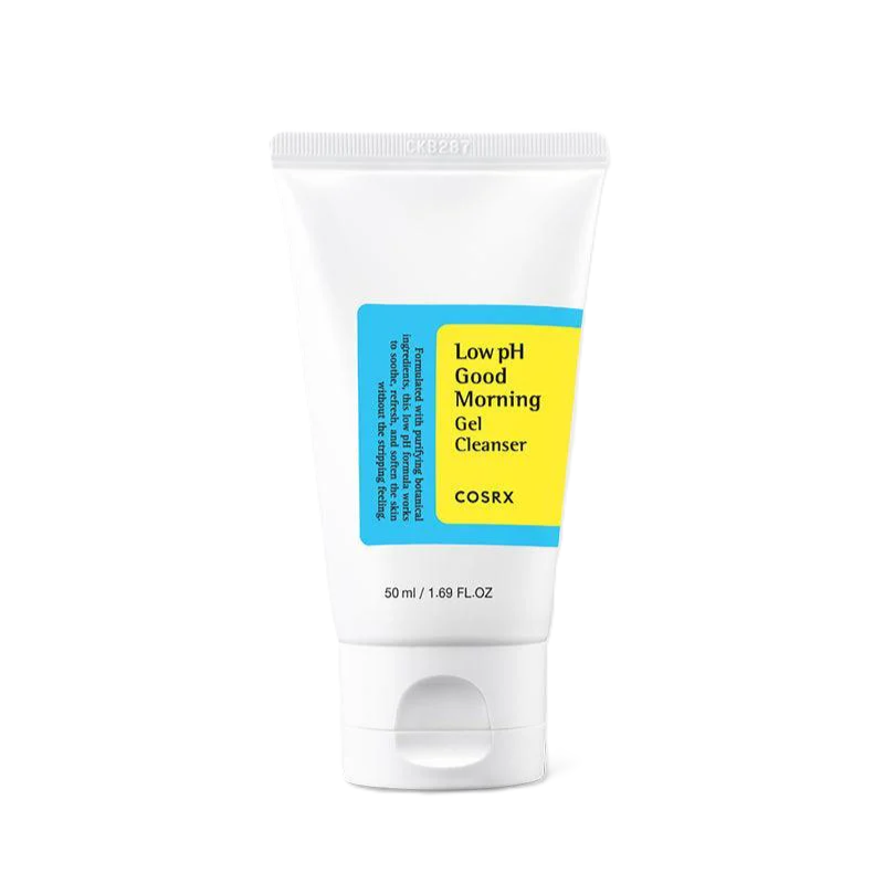 COSRX Low pH Good Morning Gel Cleanser 50ml كوزركس غسول لطيف ينظف البشرة بعمق دون أن يسبب الجفاف