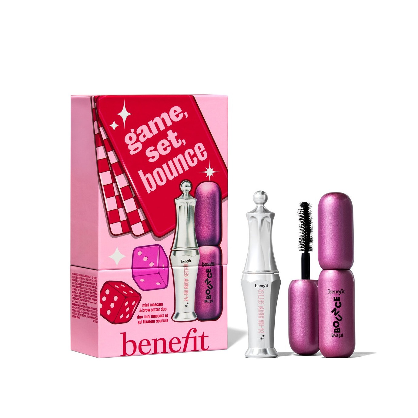 BENEFIT Game Set Bounce 2-Piece Brow & Lash Gift Set بينفت مجموعة مكياج للرموش والحواجب
