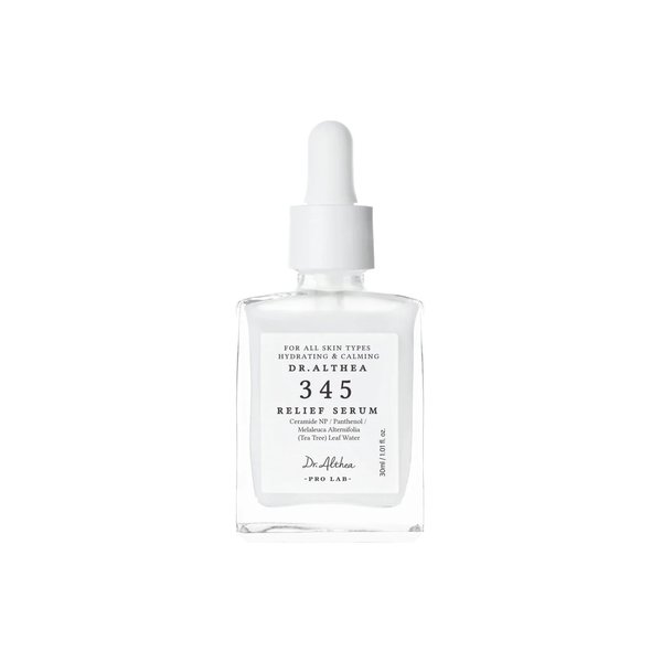 DR.ALTHEA 345 Relief Serum Hydrating & Calming For All Skin Types 30ml  دكتور ألثيا سيروم مهدئ يرطب بعمق ويعزز حاجز البشرة