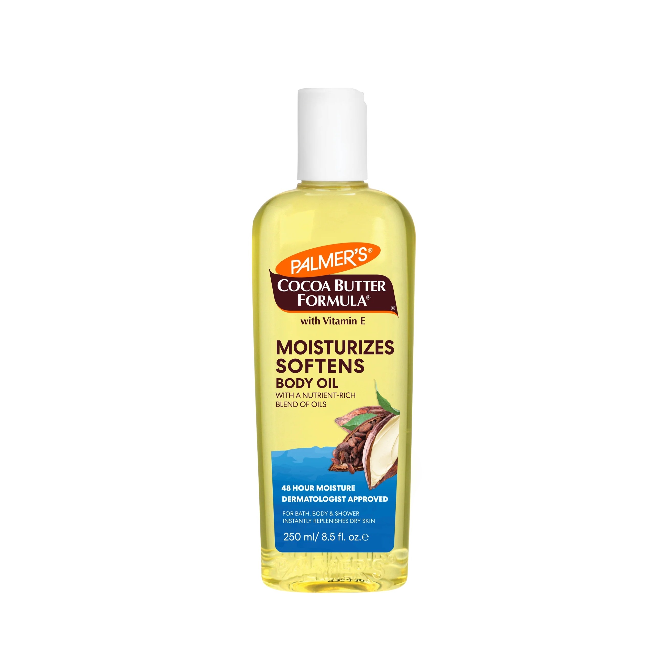 PALMER'S Moisturizes & Softens Cocoa Butter Body Oil 250ml بالمرز زيت زبدة الكاكاو المرطب والمنعم للجسم