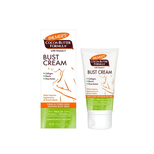 PALMER'S Cocoa Butter Bust Firming Cream 125g  بالمرز كريم غني بزبدة الكاكاو لشد الصدر ومضاد لعلامات التمدد