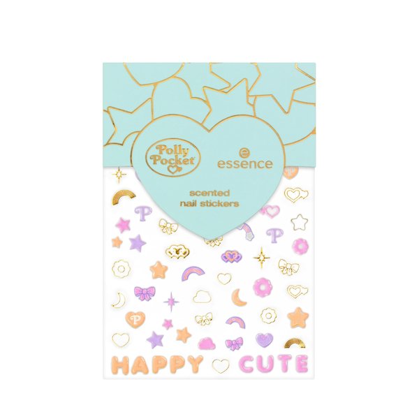 ESSENCE Cosmetics Polly Pocket Scented Nail Stickers  اسنس كوزمتك ستكرات للأظافر