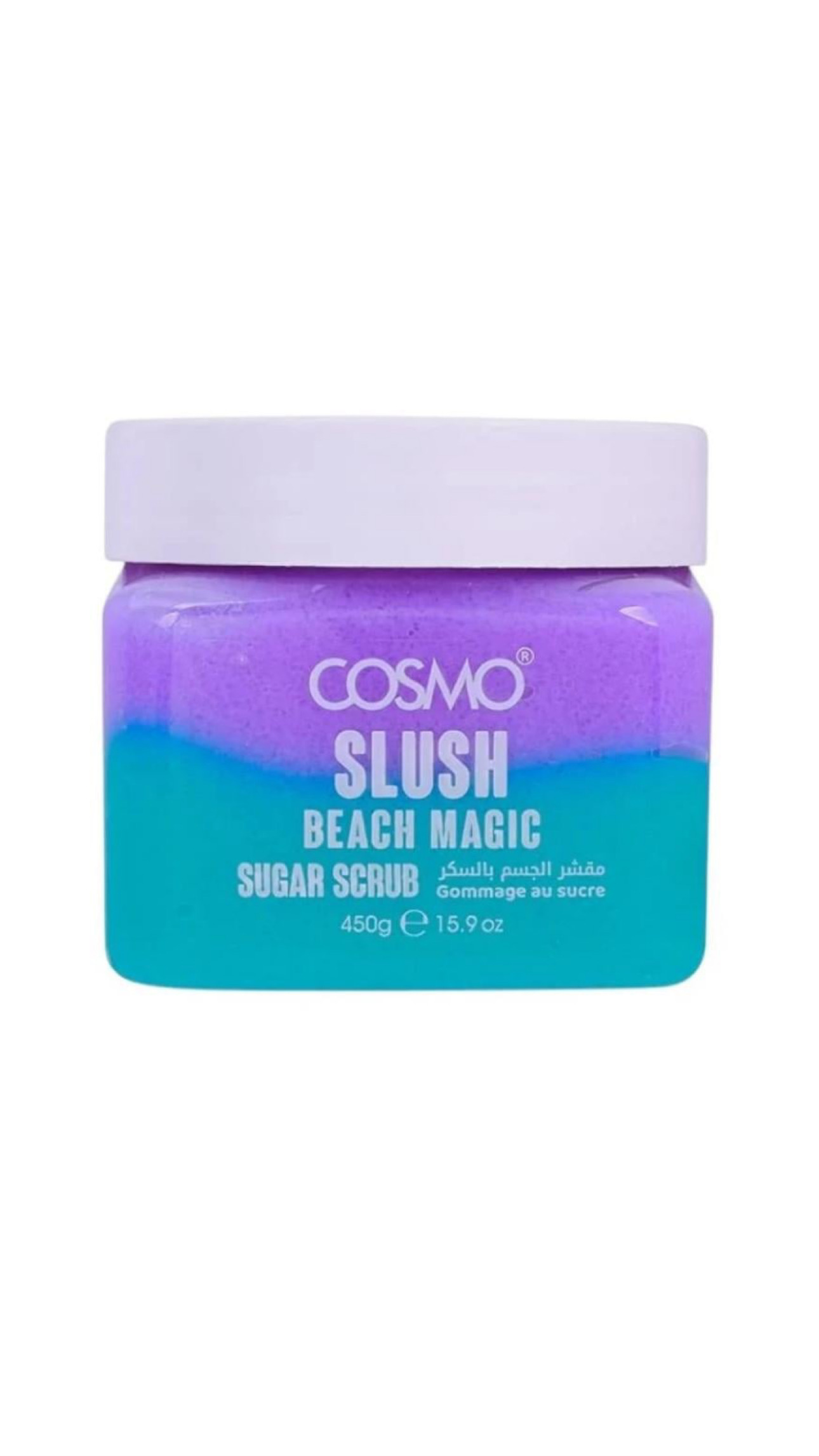 COSMO SLUSH BEACH MAGIC SUGAR SCRUB 450g كوزمو سكراب مقشر للجسم