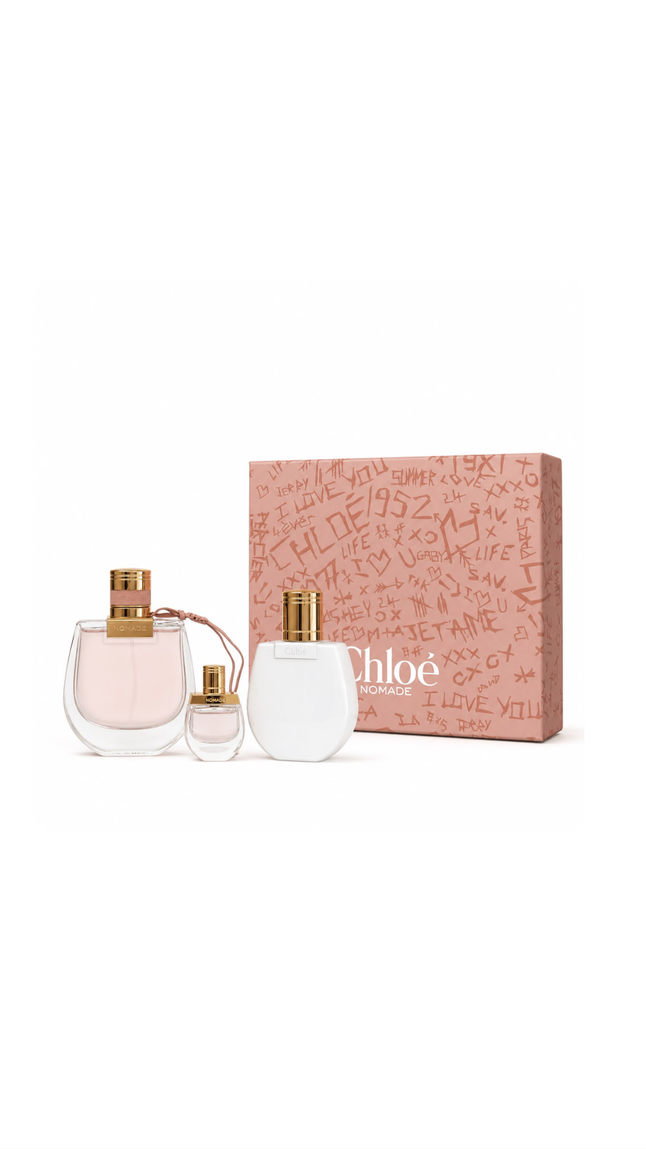 CHLOÉ NOMADE EAU DE PARFUM GIFT SET (100ml،75ml،5ml) كلوي بگج هدايا للنساء