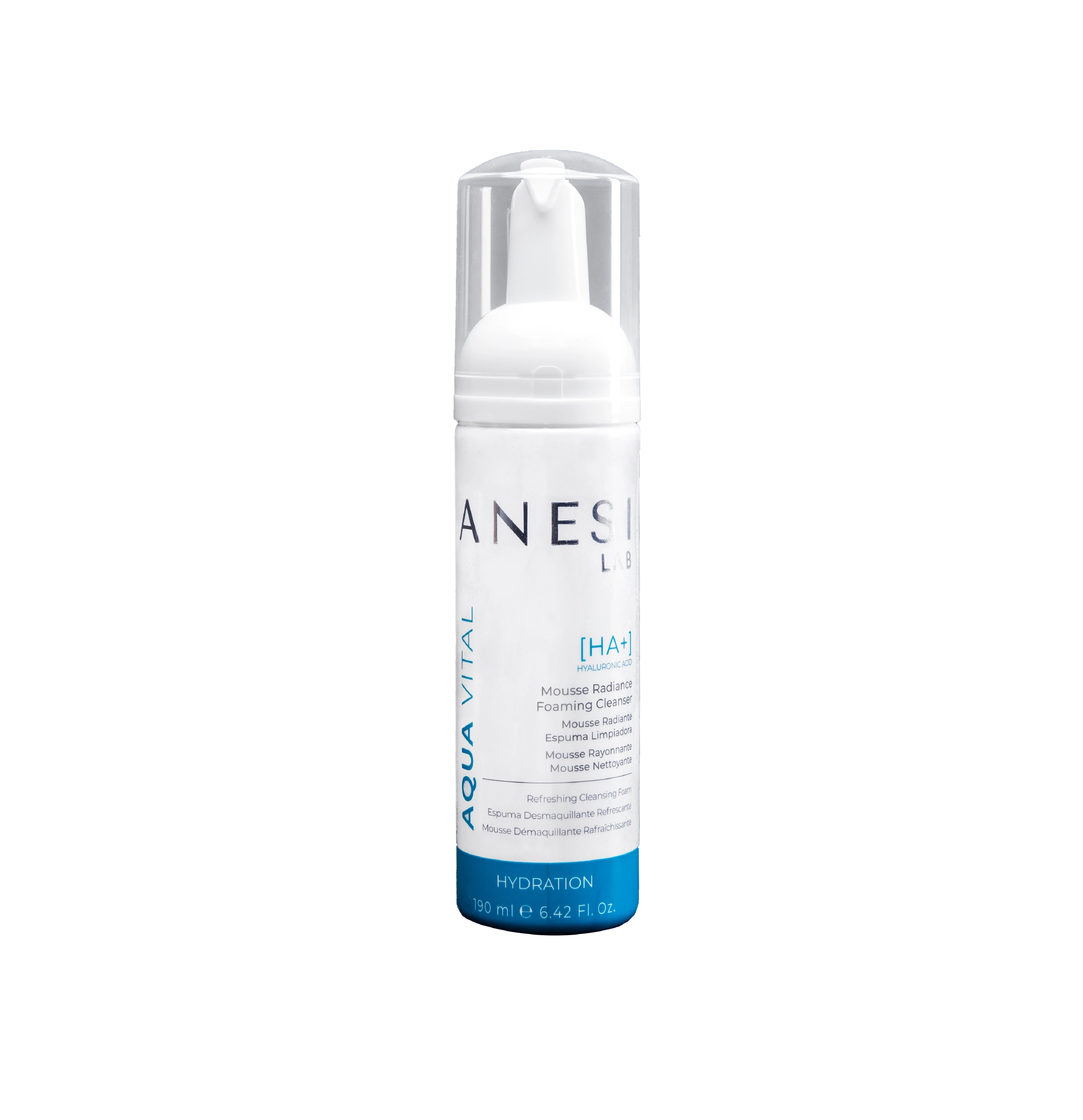 ANESI LAB [HA+] Mousse Radiance Foaming Cleanser 190ml انيسي لاب غسول رغوي منظف تعطي البشرة نعومة و اشراقة