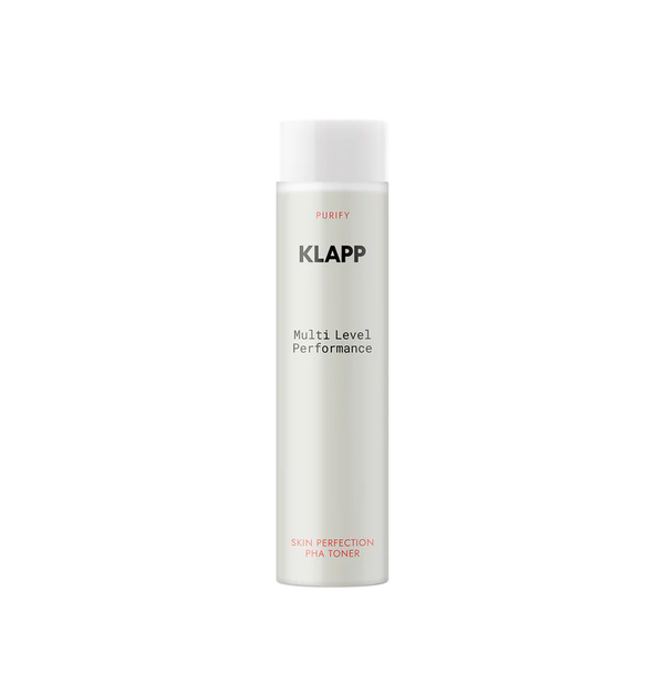 KLAPP Purity Multi Level Performance Skin Perfection PHA Toner 200ml كلاب تونر PHA ثلاثي المفعول ينظف البشرة بعمق ويدعم تجديدها الطبيعي