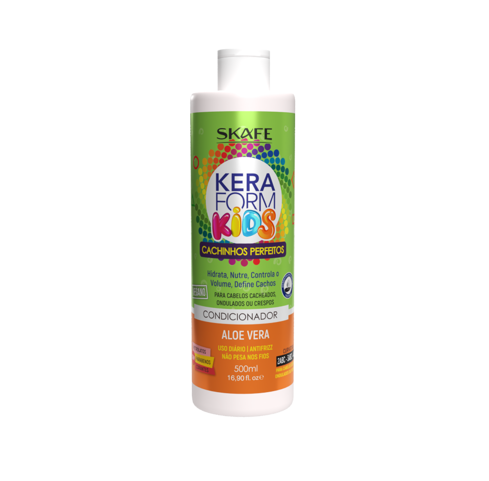 SKAFE KERAFORM Cachinhos perfeitos Condicionador - Aloe Vera Conditioner 500ml كيرافورم بلسم للاطفال يرطب و يغذي الشعر