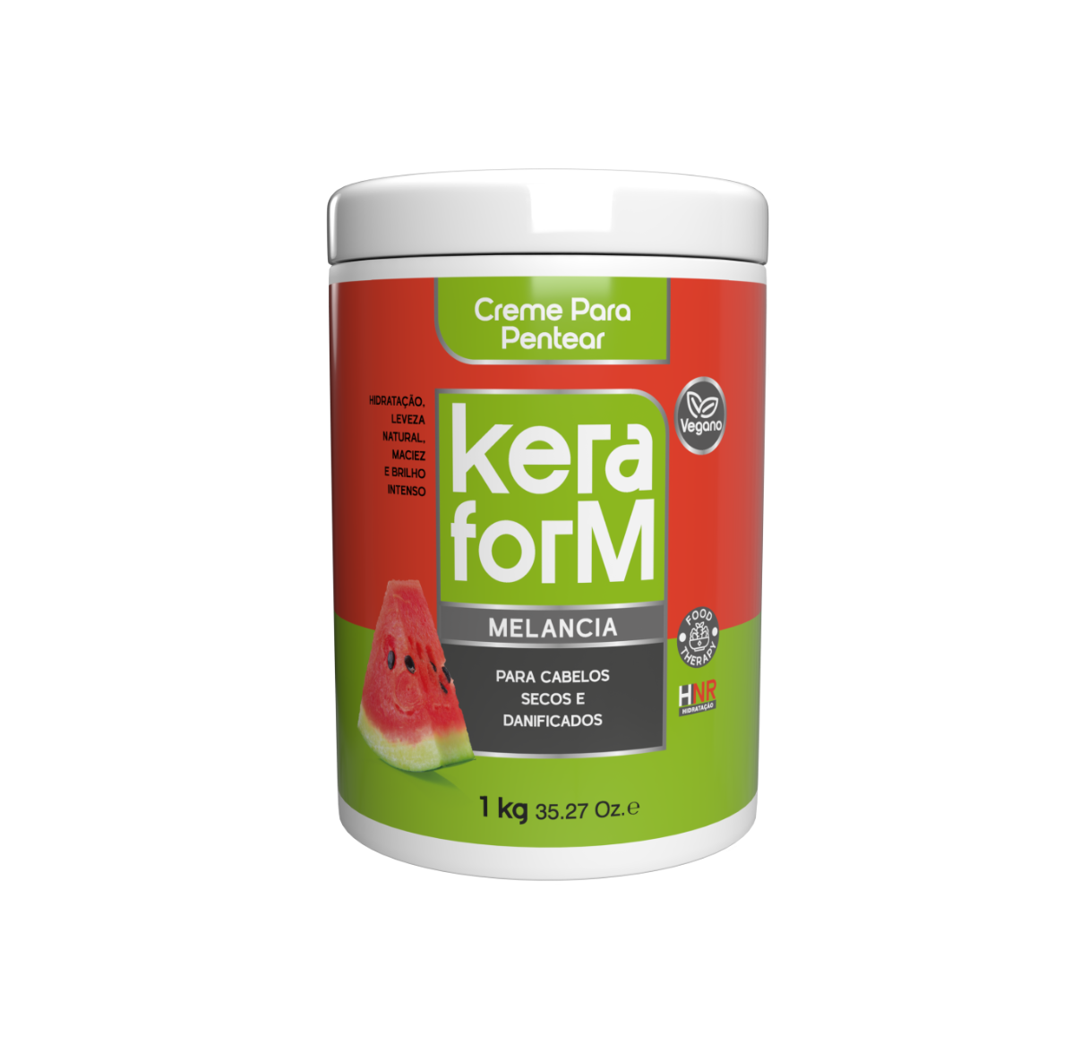 KERAFORM Melancia Creme Fara Pentear 1000g كيرافورم كريم تصفيف الشعر برائحة البطيخ