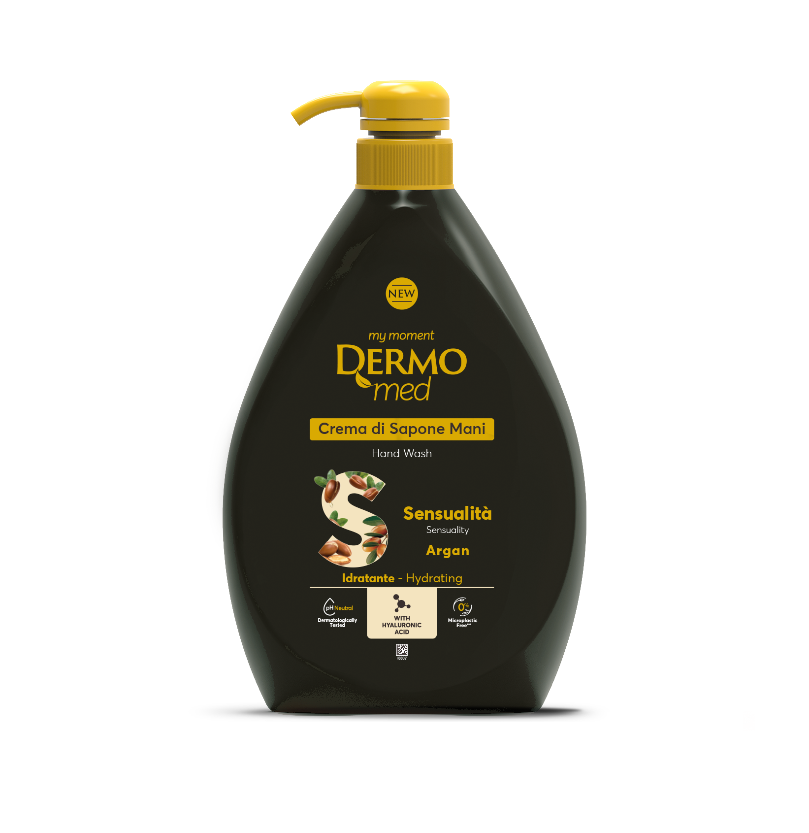 DERMOMED Crema Di Sapone Mani Hand Wash - Argan Sensuality ديرموميد صابون اليدين السائل يرطب البشرة و يجددها