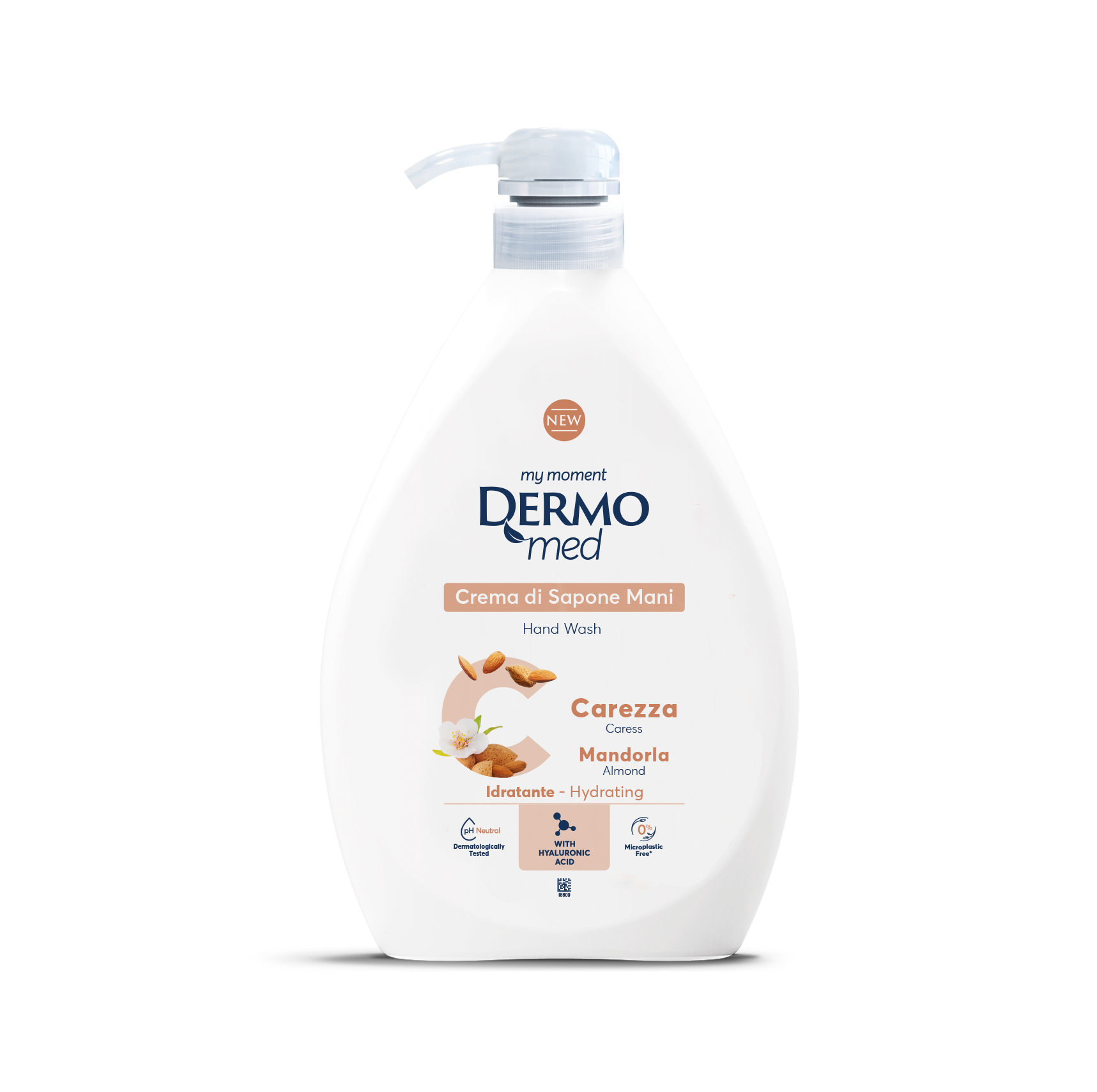 DERMOMED Crema Di Sapone Mani Hand Wash - almond ديرموميد صابون اليدين السائل يرطب البشرة و يجددها