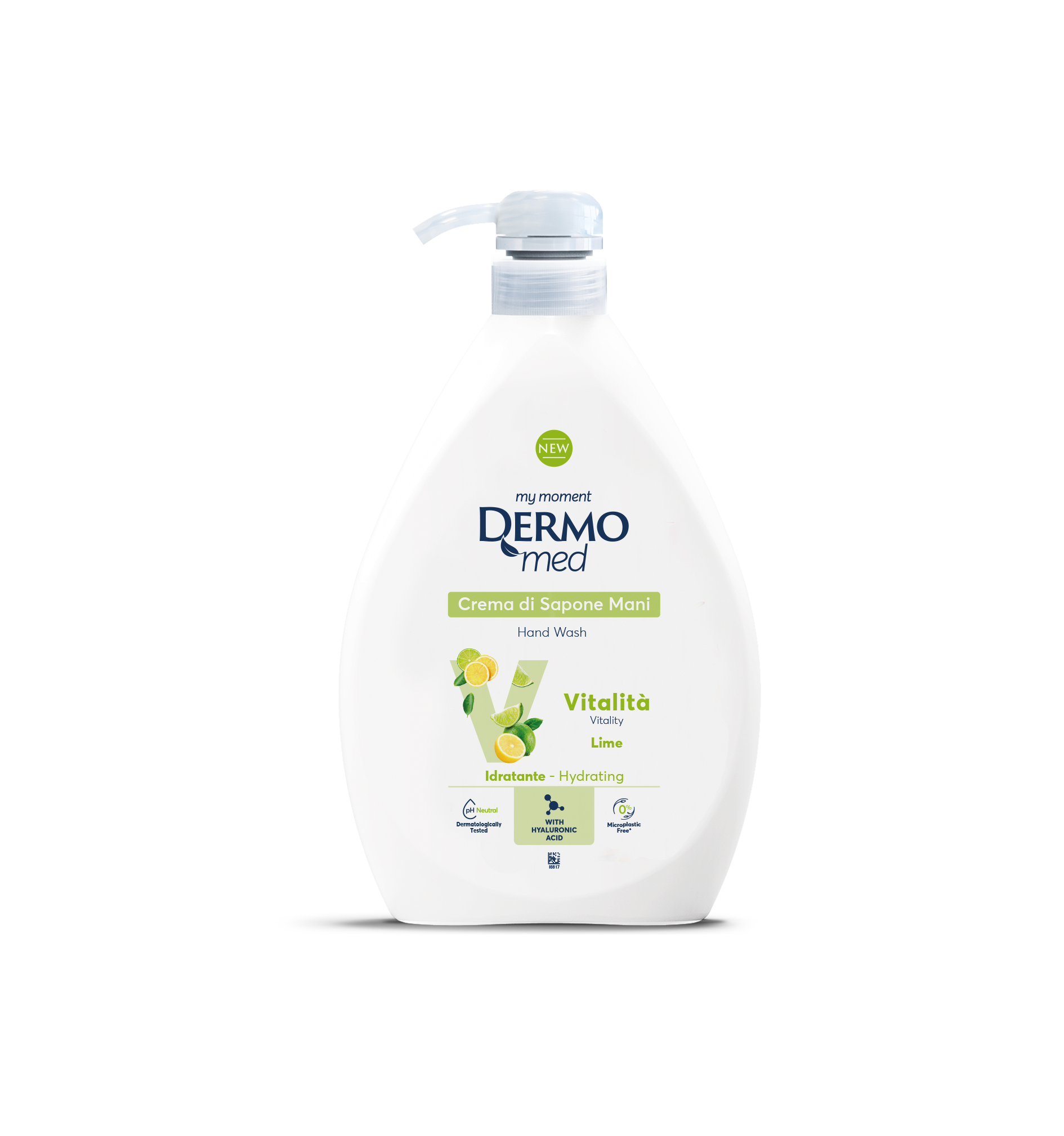 DERMOMED Crema Di Sapone Mani Hand Wash - lemon scent  ديرموميد صابون اليدين السائل بالليمون