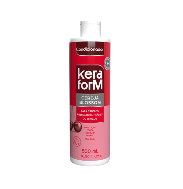 SKAFE KERAFORM Cereja Blossom Condicionodor 500ml كيرافورم بلسم برائحة زهر الكرز  يرطب الشعر، يغذيه و  يفك تشابكه