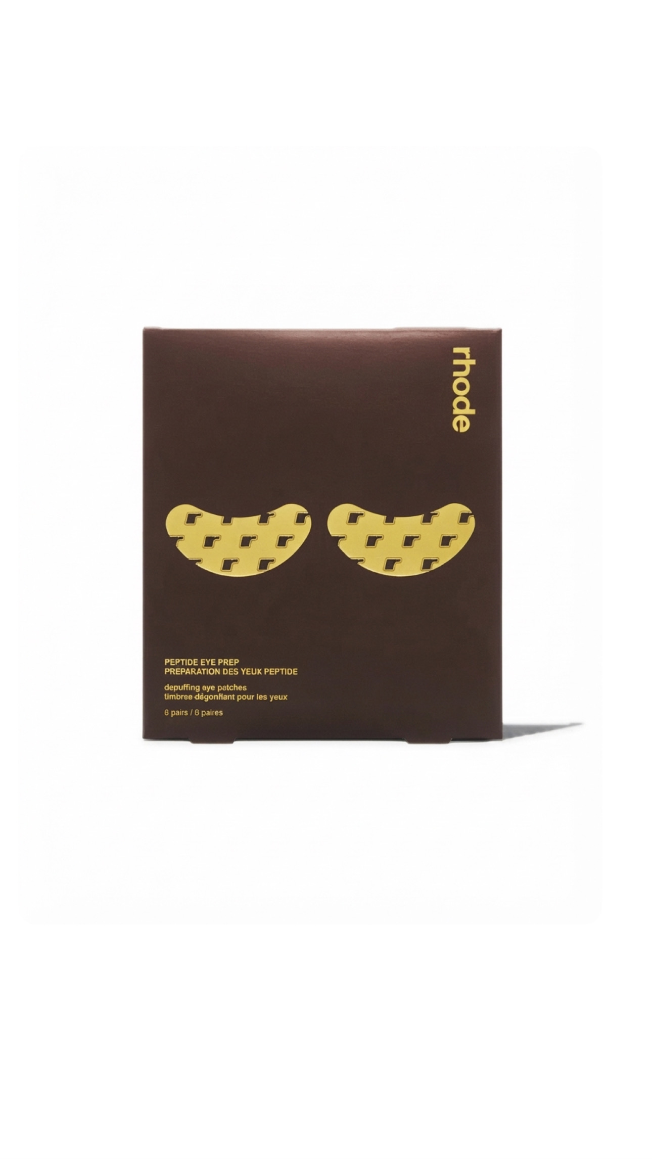RHODE PEPTIDE EYE PREP DEPUFFING EYE PATCHES رود لاصقات هيدروجيل للعناية بمنطقة تحت العين