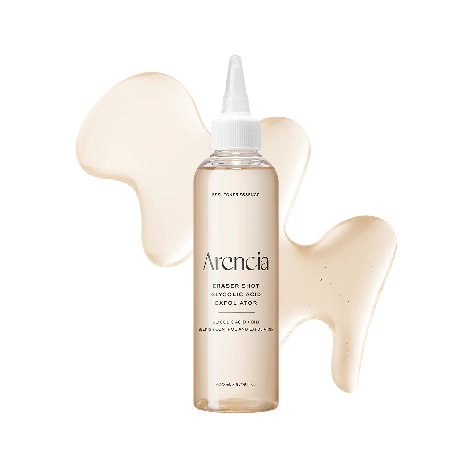 ARENCIA Eraser Shot Glycolic Acid Exfoliator 200ml أرينسيا مقشر بحمض الجليكوليك يحسن ملمس البشرة وينظف المسام